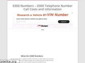 0300-numbers.com