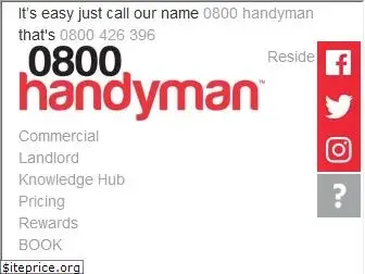 www.0800handyman.co.uk website price
