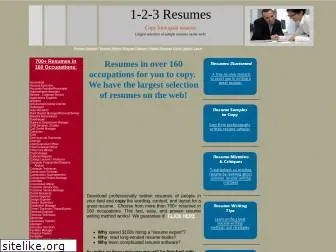 1-2-3-resumes.com