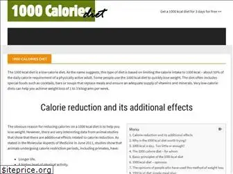 1000caloriesdiet.com