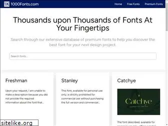 1000fonts.com