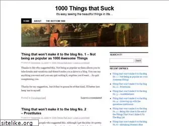 1000thingsthatsuck.wordpress.com