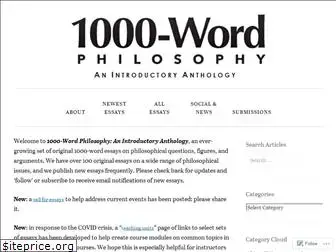 1000wordphilosophy.com