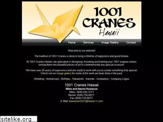 1001craneshawaii.com