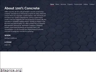 100concrete.com