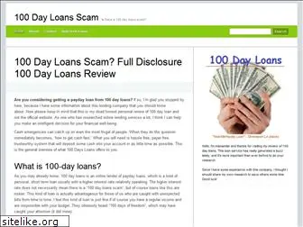 100dayloansscams.com