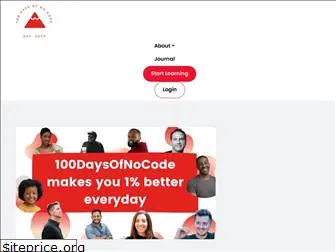 100daysofnocode.com