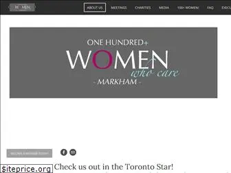 100womenmarkham.com