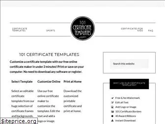 101certificatetemplates.com