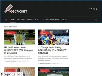 108cricket.com