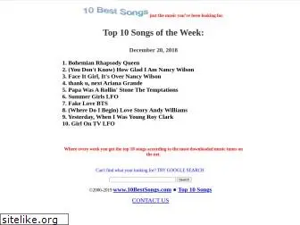 10bestsongs.com