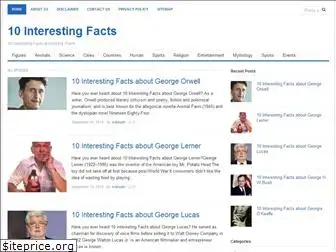 10interestingfacts.com