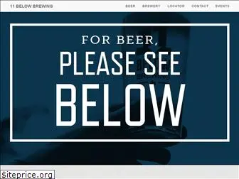 11belowbrewing.com