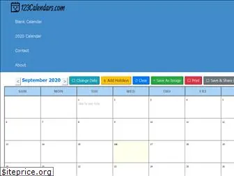 123calendars.com