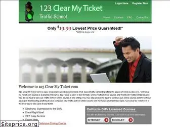 123clearmyticket.com