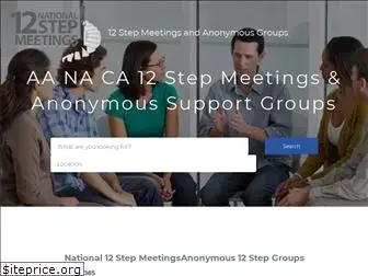 12stepnationalmeetings.com