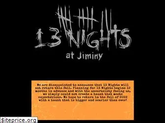 13nightsatjiminy.com