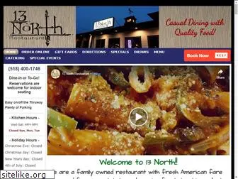 13northrestaurant.com