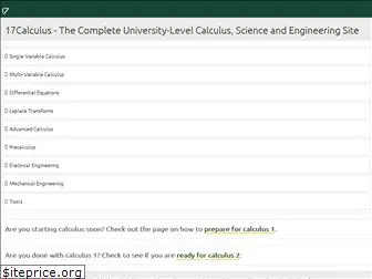 17calculus.com