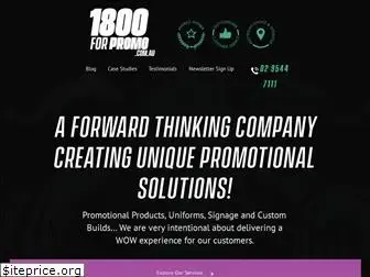 1800forpromo.com.au