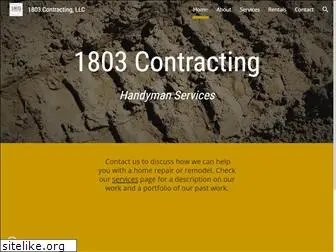 1803contracting.com