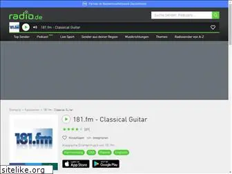 181fmclassicalguitar.radio.de