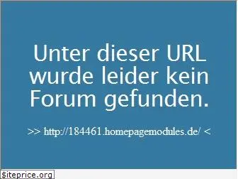 184461.homepagemodules.de - forum nicht gefunden