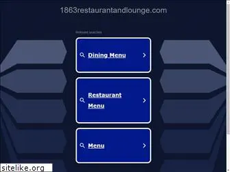 1863restaurantandlounge.com