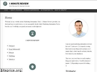 1minutereview.org