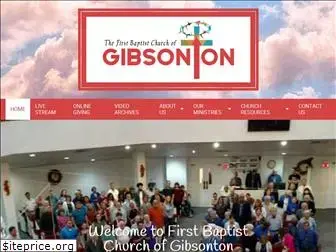 1stbaptistgibsonton.com