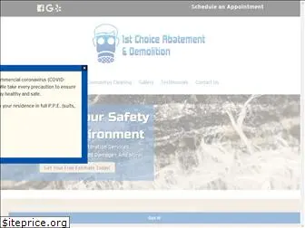 1stchoiceabatement.com