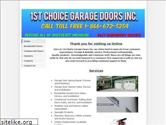 1stchoicegaragedoors.biz