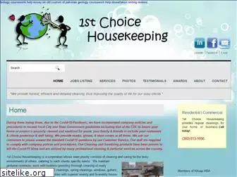 1stchoicehousekeeping.com