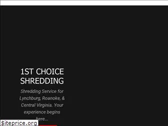 1stchoiceshredding.com