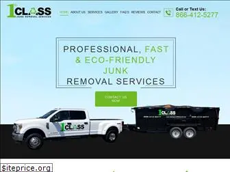 1stclassjunkremoval.com