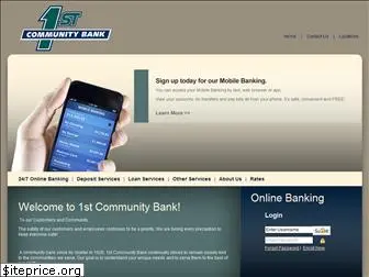 1stcommunitybanks.com