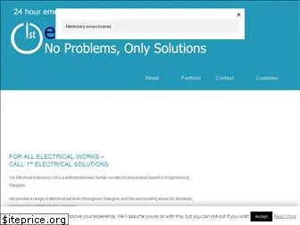 1stelectricalsolutions.com