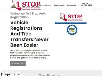 1stopautoreg.com