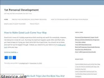 1stpersonaldevelopment.com