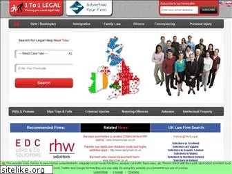 1to1legal.co.uk
