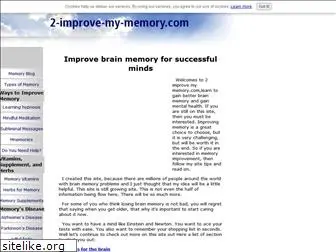 2-improve-my-memory.com