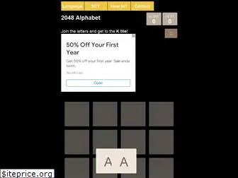 2048alphabet.com