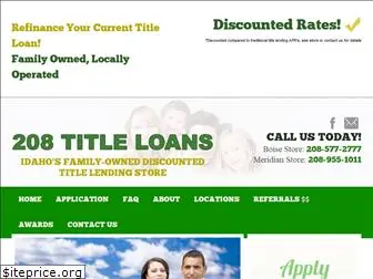 208titleloan.com