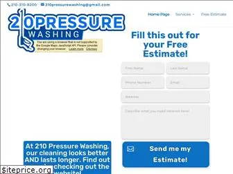 210pressurewashing.com