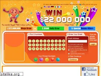 22lottery.com