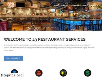 23restaurants.com