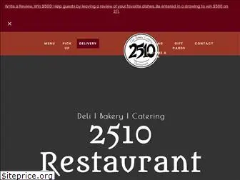 2510restaurant.com