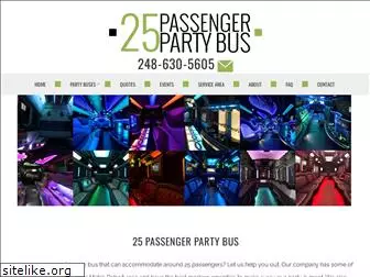 25passengerpartybus.com