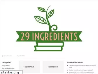 29ingredients.com