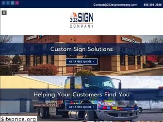 303signcompany.com